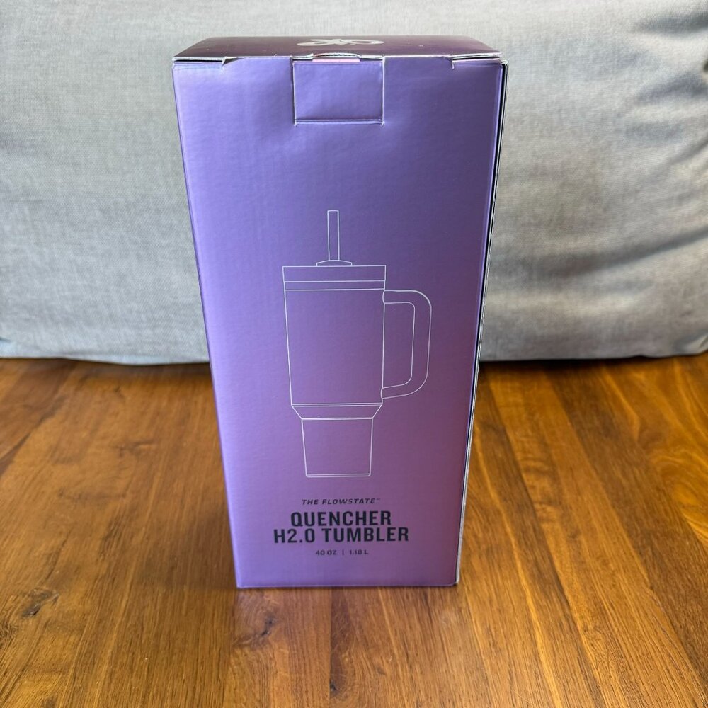 STANLEY X OLIVIA RODRIGO Quencher H2.O FlowState™ Tumbler 40 OZ NEW Purple NIB - Picture 11 of 12